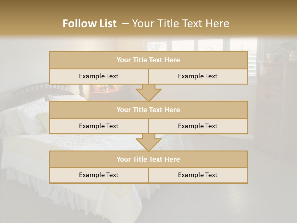 Dresser Wooden House PowerPoint Template
