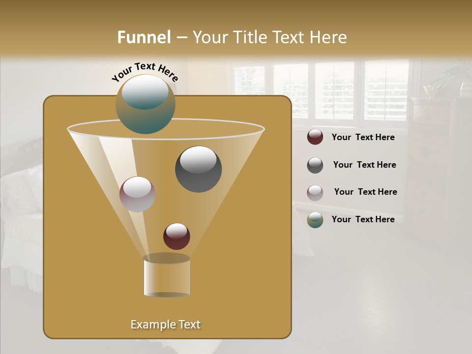Dresser Wooden House PowerPoint Template