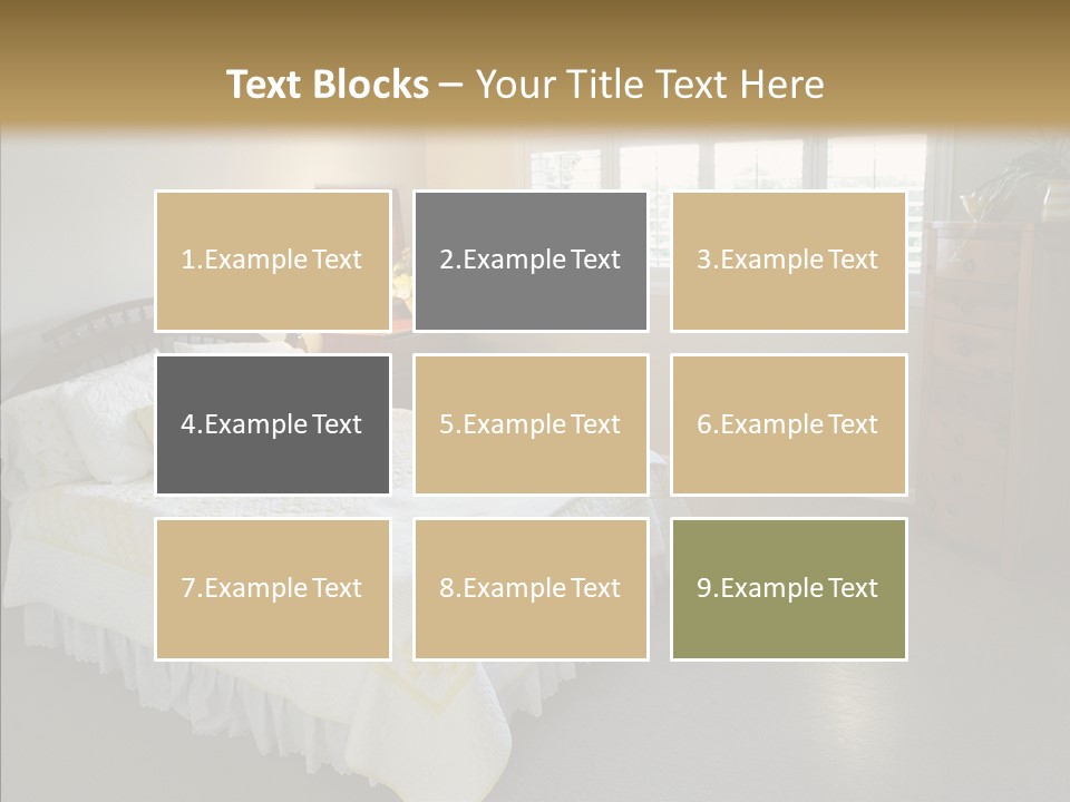 Dresser Wooden House PowerPoint Template