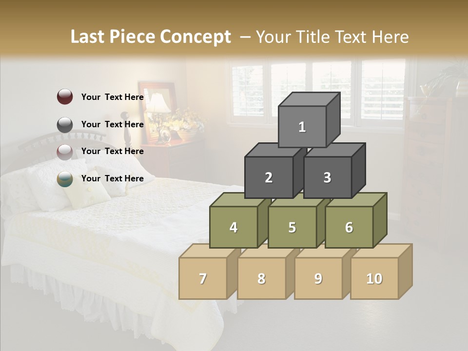 Dresser Wooden House PowerPoint Template