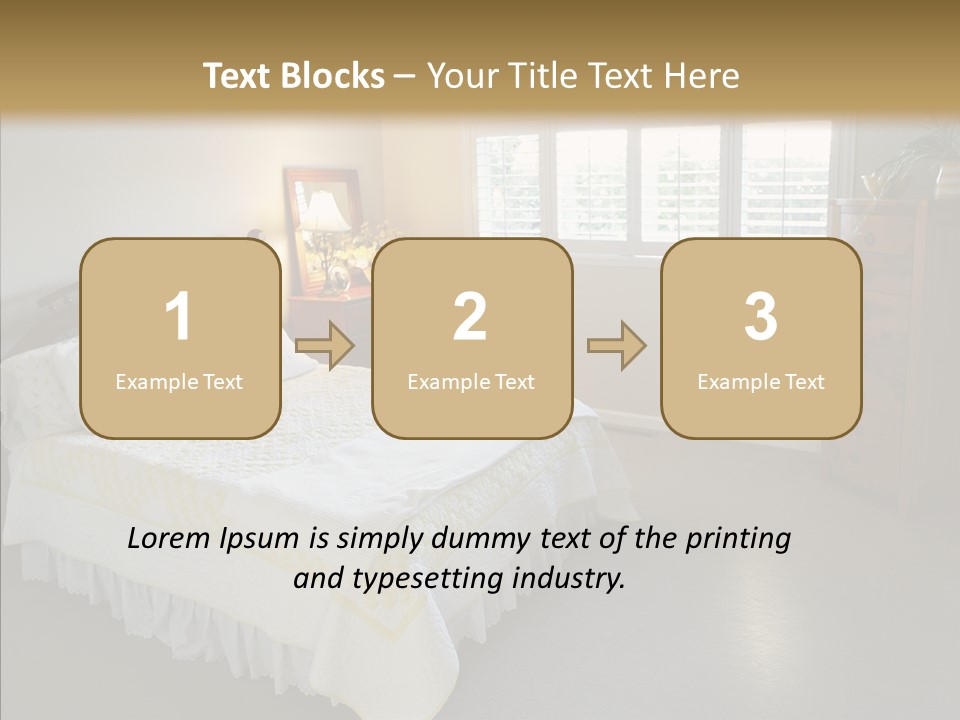 Dresser Wooden House PowerPoint Template