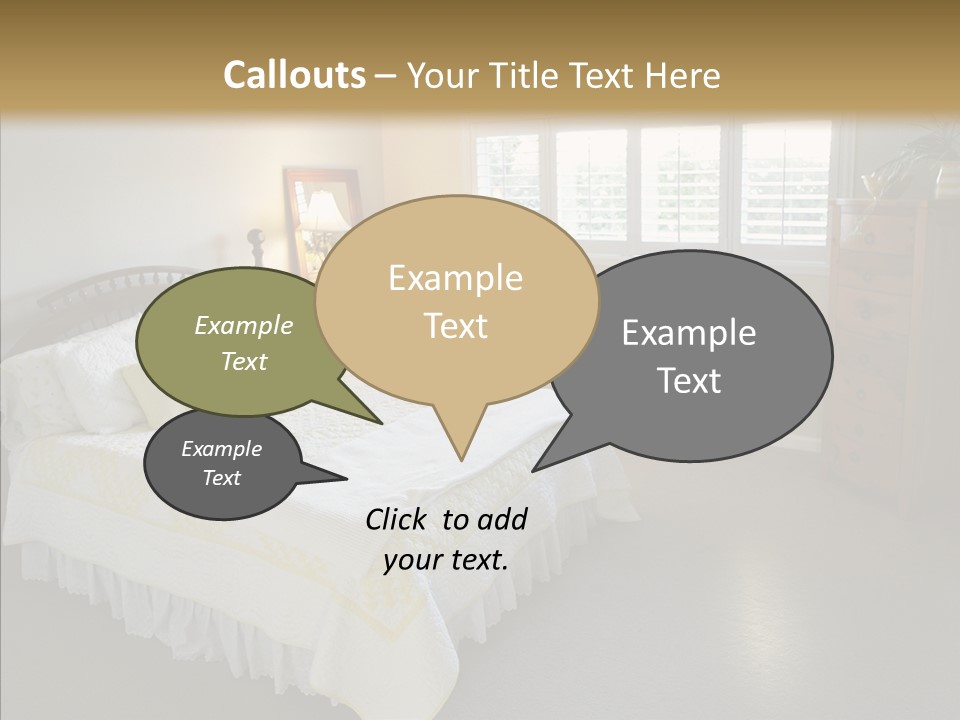 Dresser Wooden House PowerPoint Template