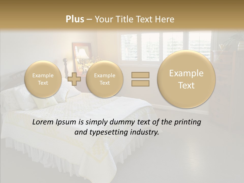 Dresser Wooden House PowerPoint Template