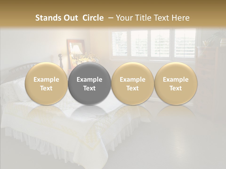 Dresser Wooden House PowerPoint Template