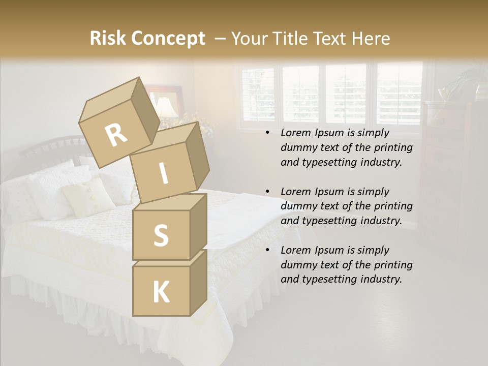 Dresser Wooden House PowerPoint Template