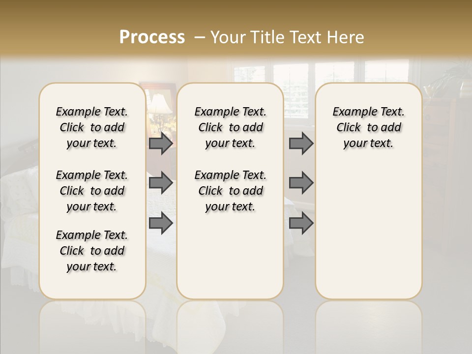Dresser Wooden House PowerPoint Template