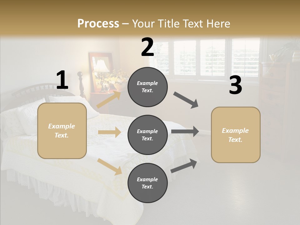 Dresser Wooden House PowerPoint Template