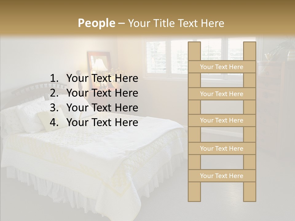 Dresser Wooden House PowerPoint Template