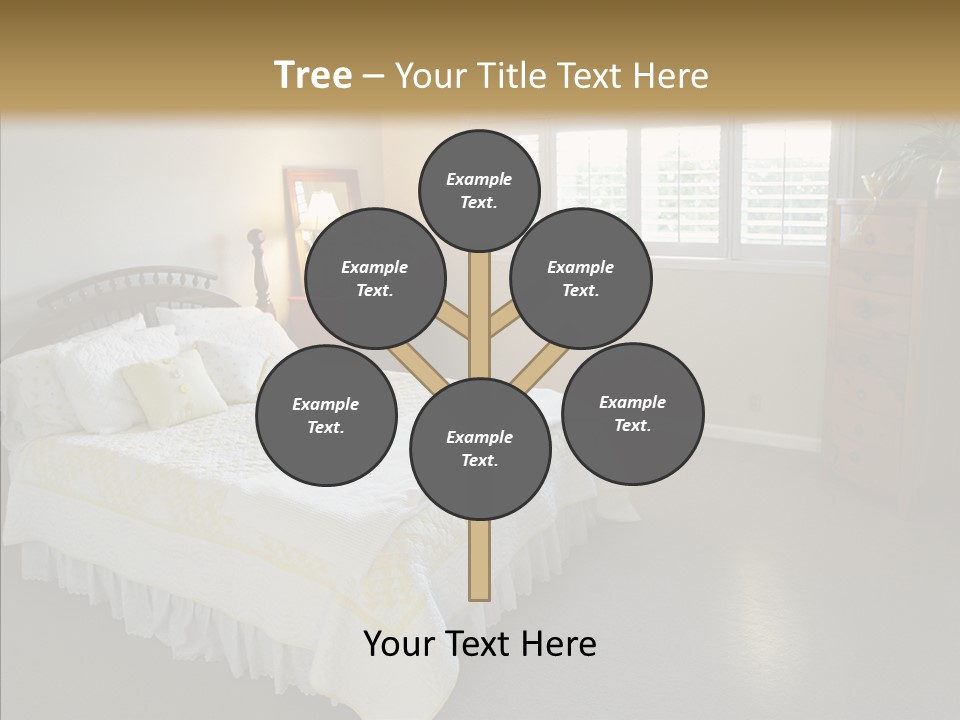 Dresser Wooden House PowerPoint Template