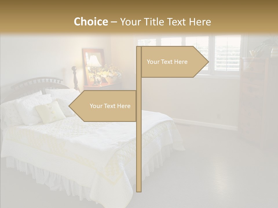 Dresser Wooden House PowerPoint Template