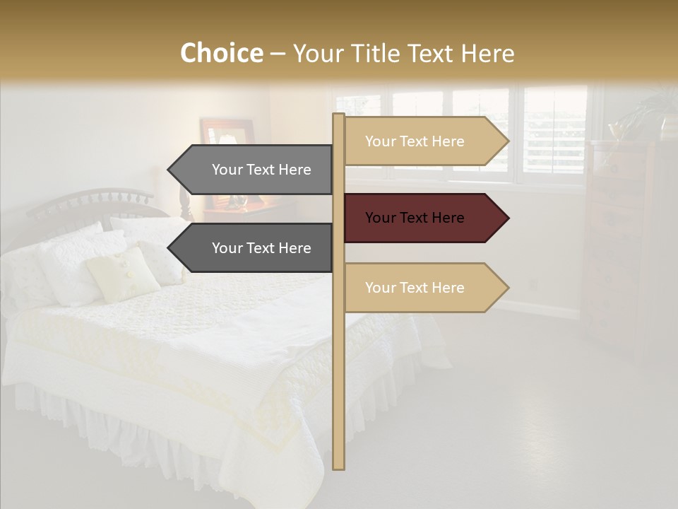 Dresser Wooden House PowerPoint Template