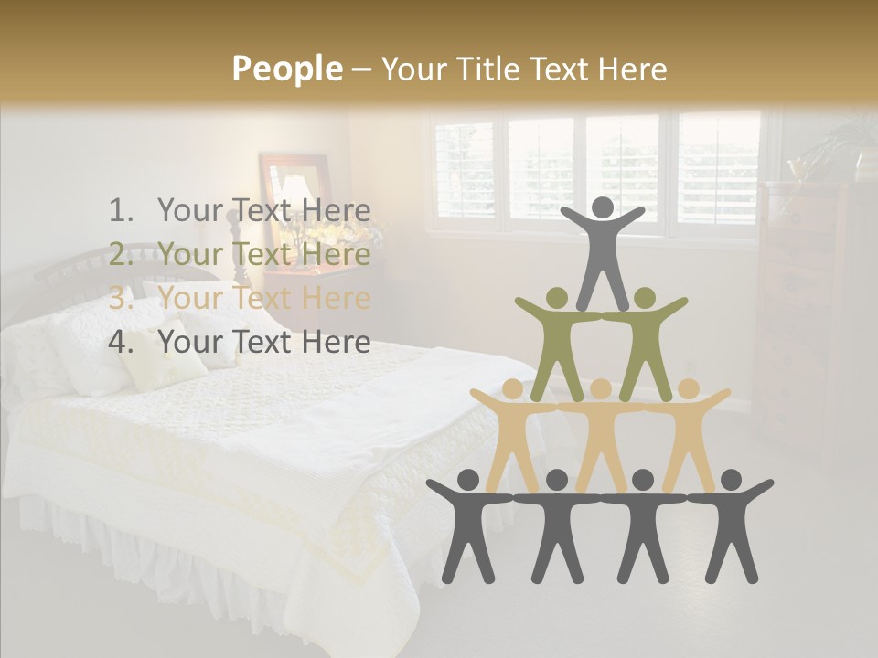 Dresser Wooden House PowerPoint Template