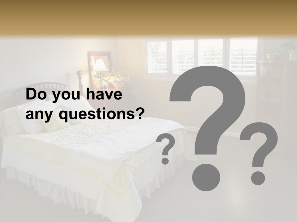 Dresser Wooden House PowerPoint Template