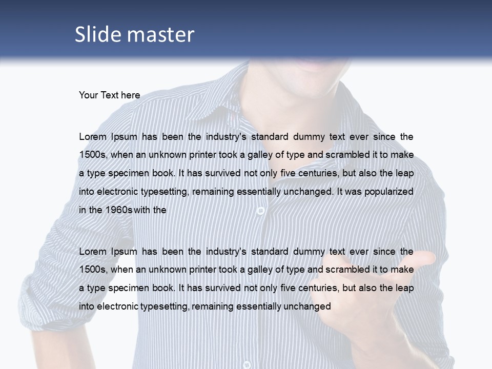 Trategy Writing Humor PowerPoint Template