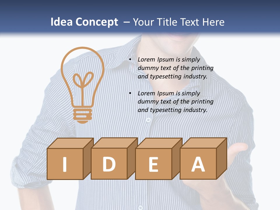 Trategy Writing Humor PowerPoint Template