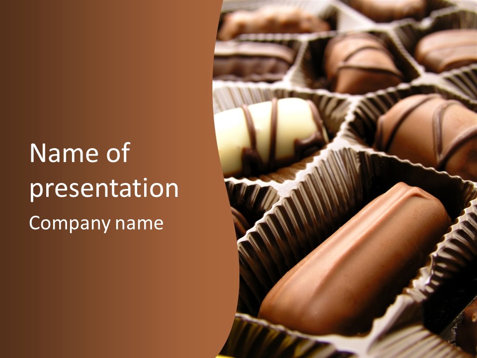 Yummy Delicious Truffle PowerPoint Template