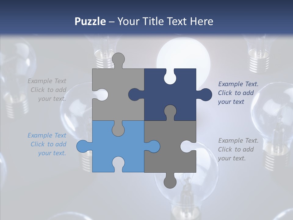 Expertise Imagination Lamp PowerPoint Template