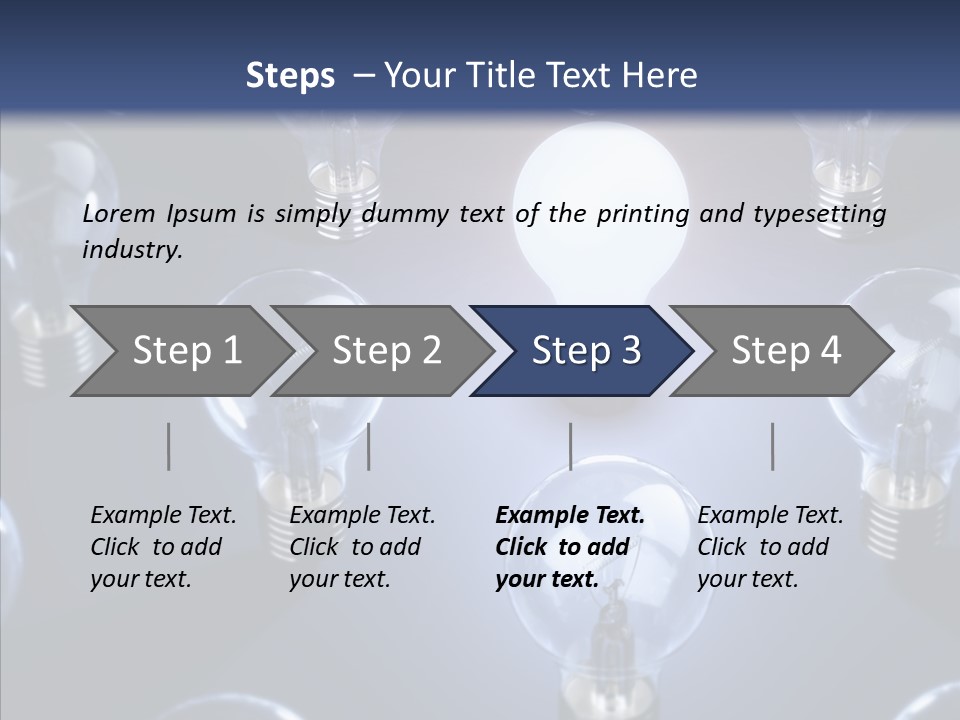 Expertise Imagination Lamp PowerPoint Template