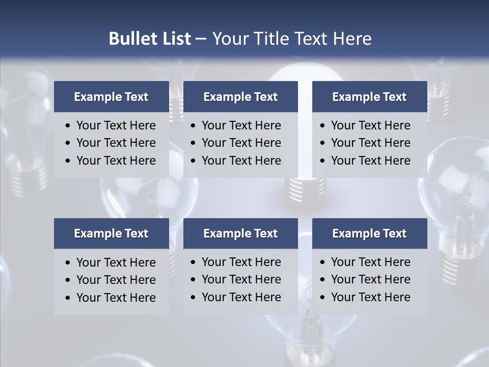 Expertise Imagination Lamp PowerPoint Template