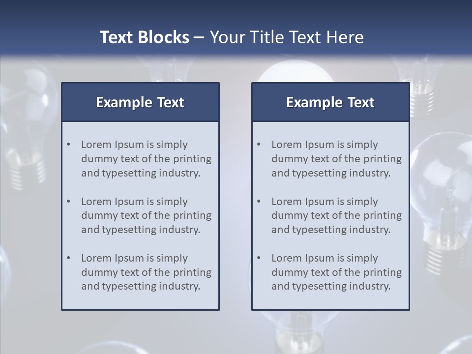 Expertise Imagination Lamp PowerPoint Template