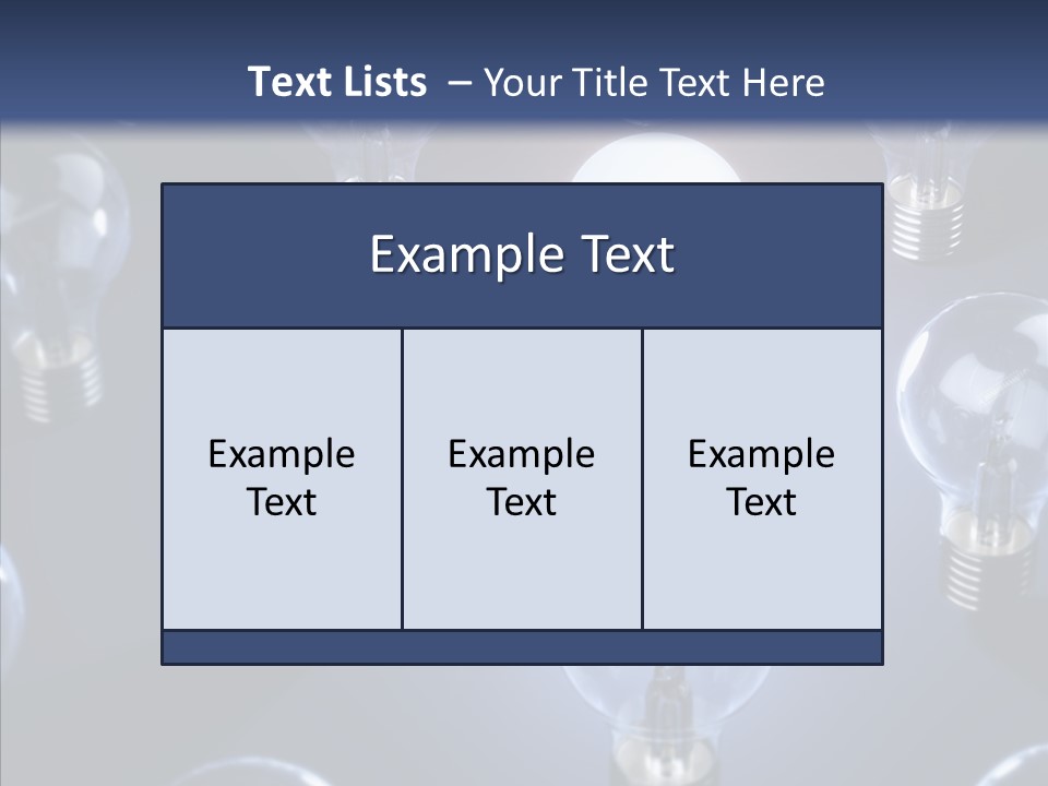 Expertise Imagination Lamp PowerPoint Template