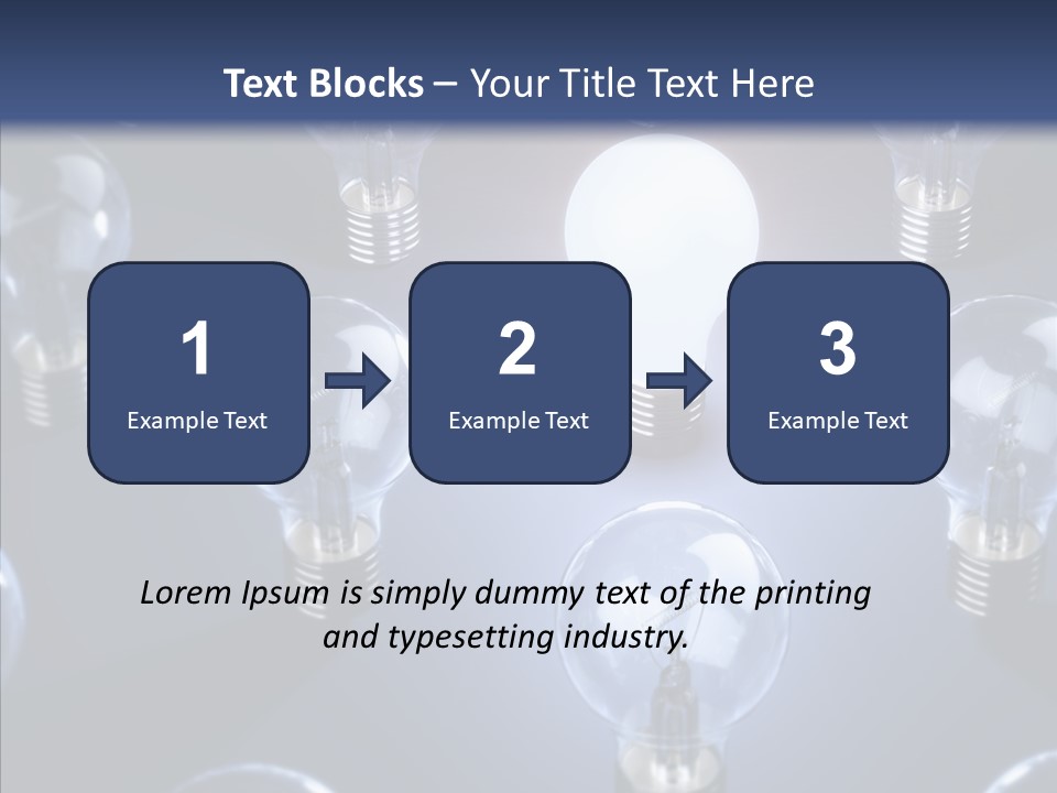 Expertise Imagination Lamp PowerPoint Template