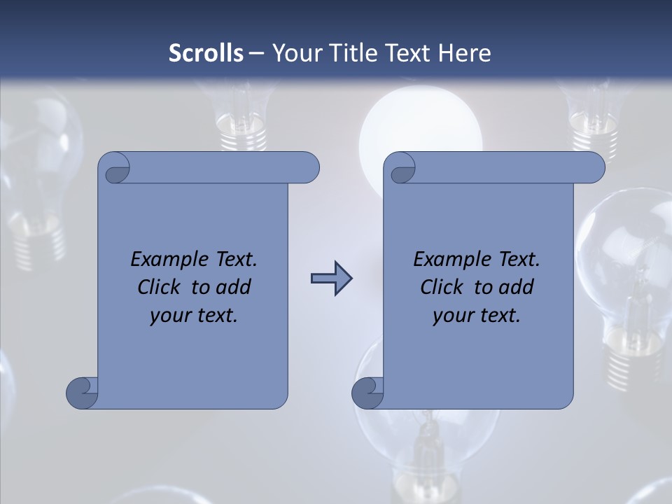 Expertise Imagination Lamp PowerPoint Template
