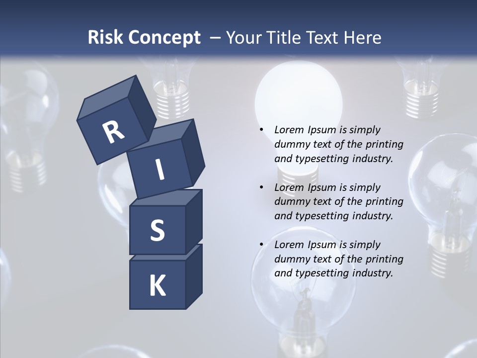 Expertise Imagination Lamp PowerPoint Template