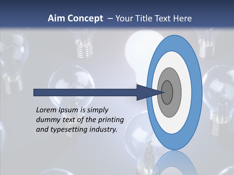 Expertise Imagination Lamp PowerPoint Template