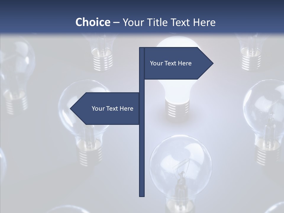 Expertise Imagination Lamp PowerPoint Template