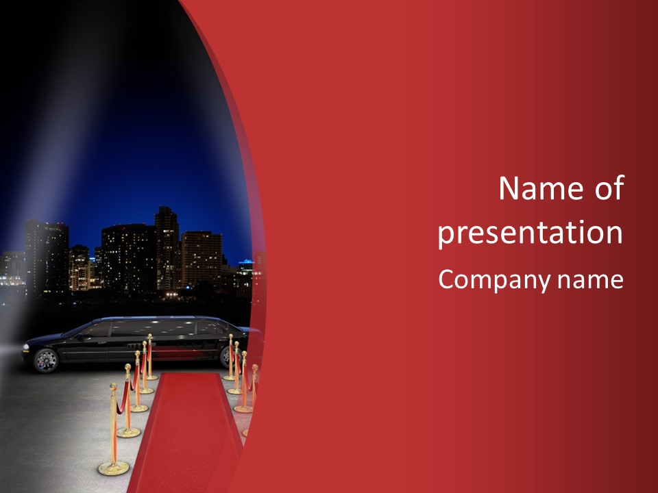 Vip Diplomat Nightlife PowerPoint Template