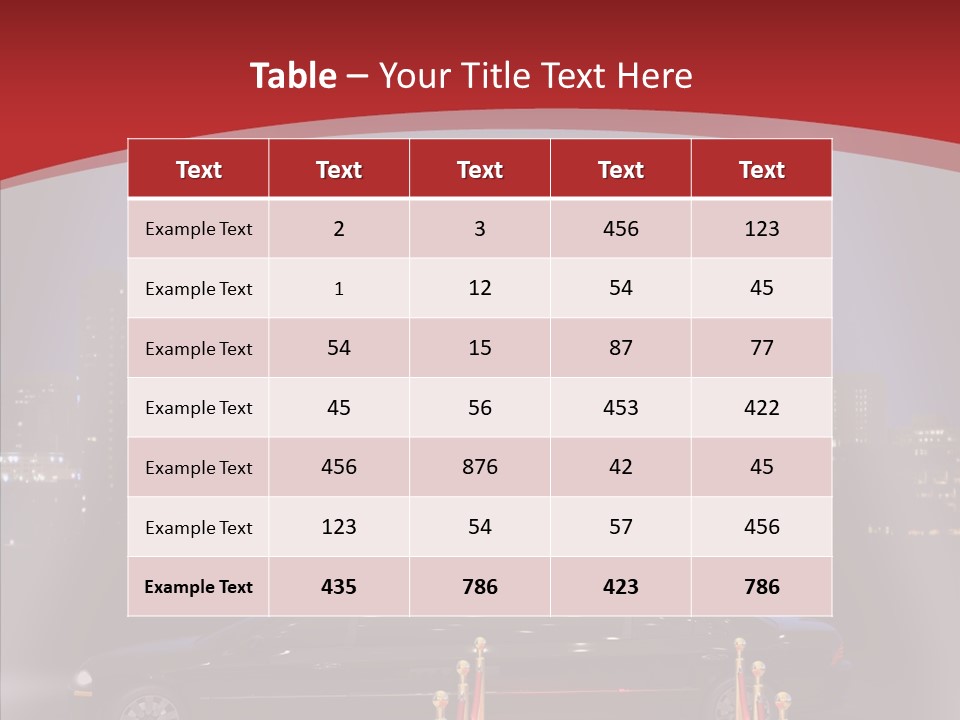 Vip Diplomat Nightlife PowerPoint Template