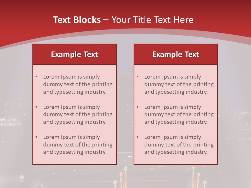 Vip Diplomat Nightlife PowerPoint Template
