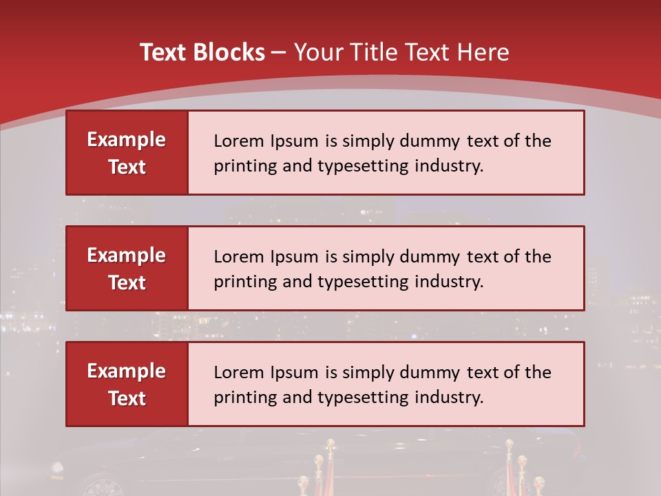 Vip Diplomat Nightlife PowerPoint Template