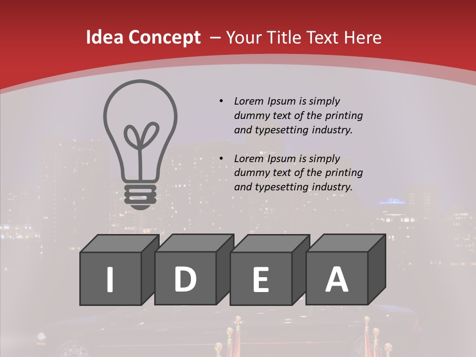 Vip Diplomat Nightlife PowerPoint Template