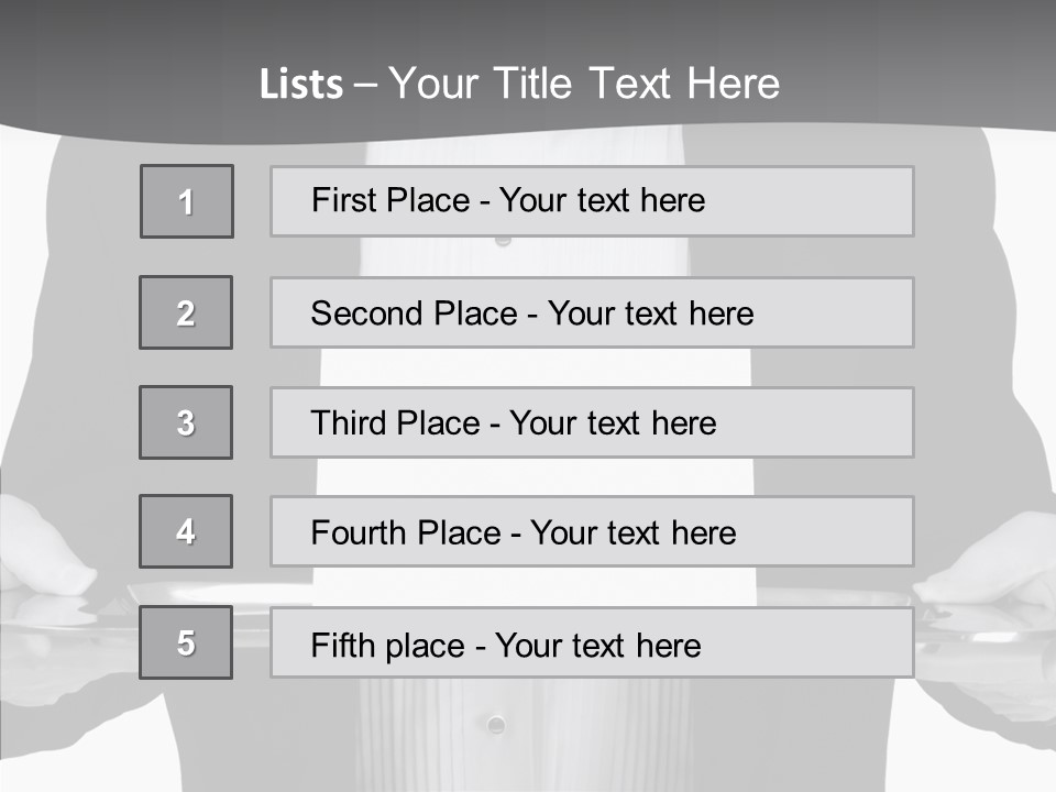 Background Formal Tuxedo PowerPoint Template