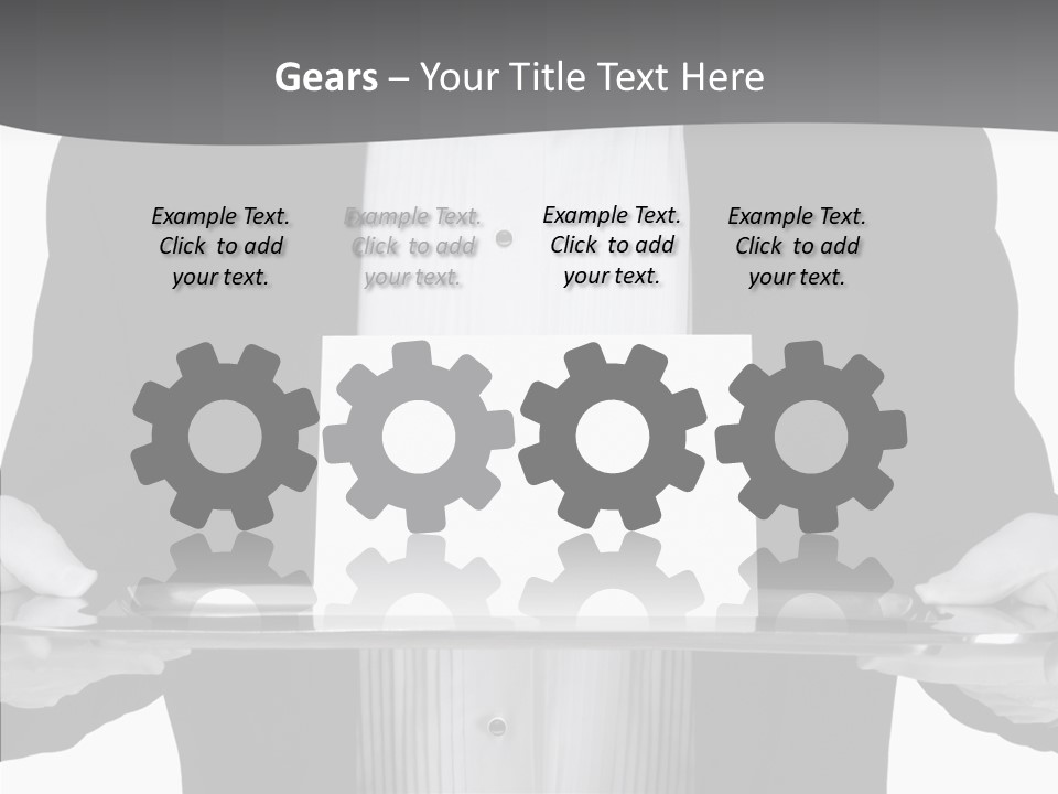 Background Formal Tuxedo PowerPoint Template