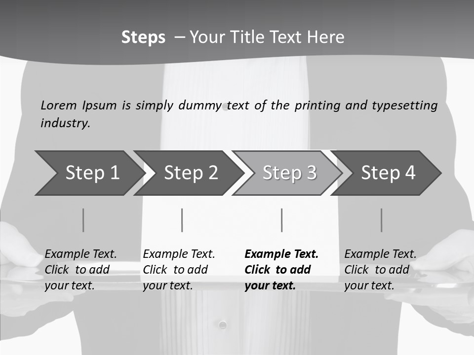 Background Formal Tuxedo PowerPoint Template