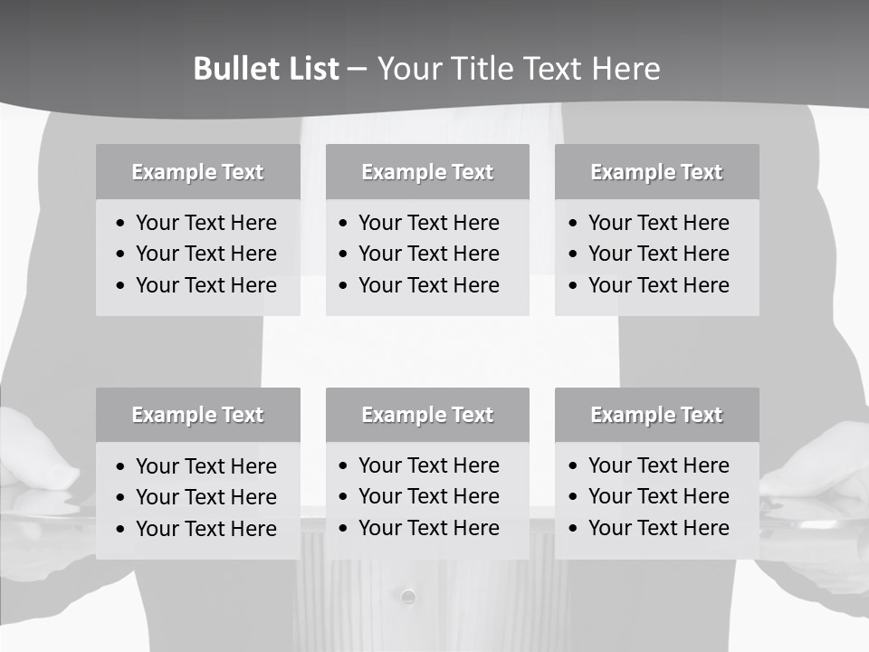 Background Formal Tuxedo PowerPoint Template