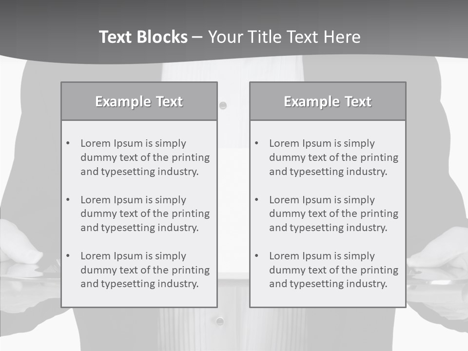 Background Formal Tuxedo PowerPoint Template