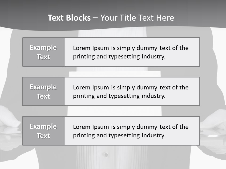 Background Formal Tuxedo PowerPoint Template
