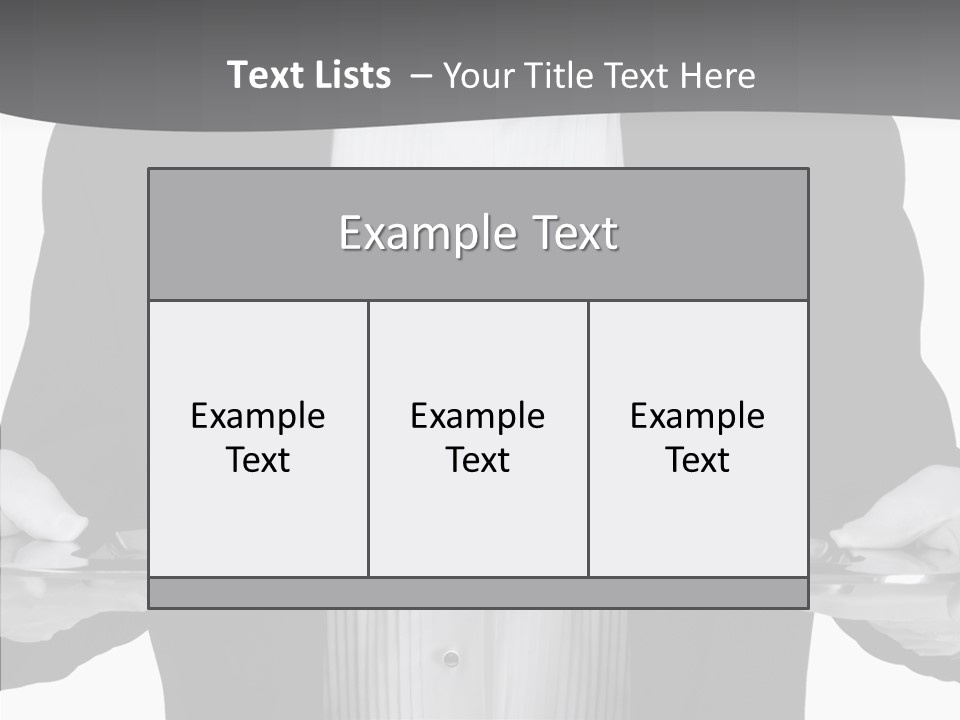 Background Formal Tuxedo PowerPoint Template