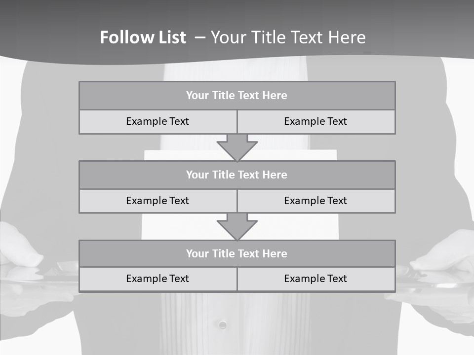 Background Formal Tuxedo PowerPoint Template