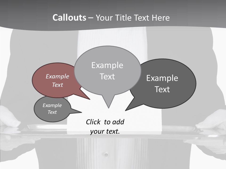 Background Formal Tuxedo PowerPoint Template