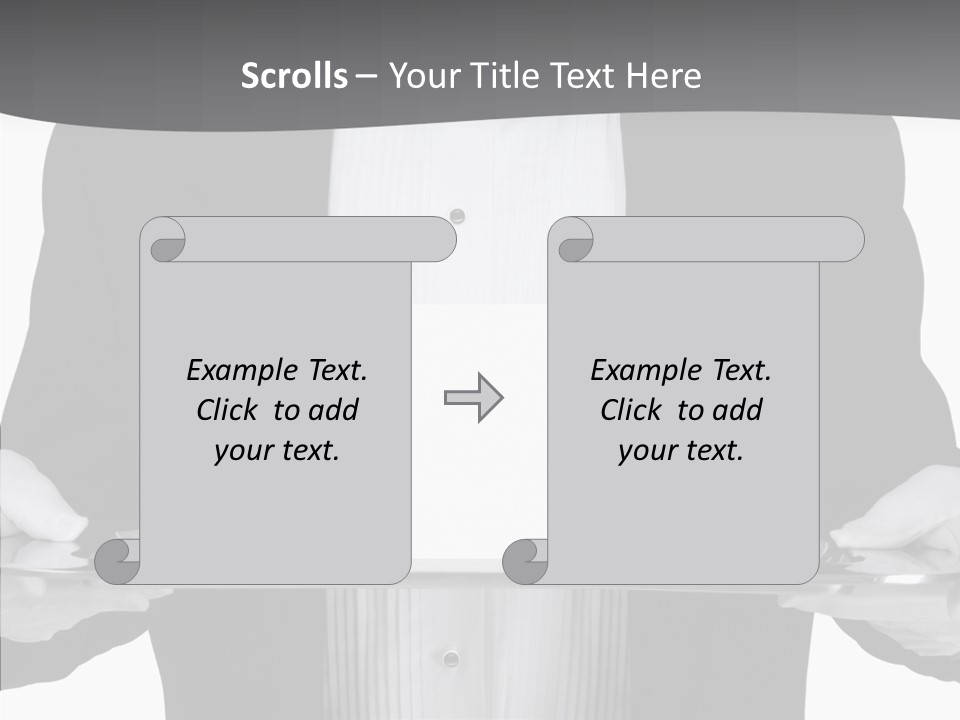 Background Formal Tuxedo PowerPoint Template