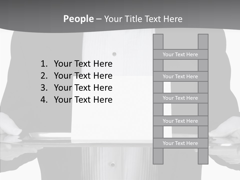 Background Formal Tuxedo PowerPoint Template