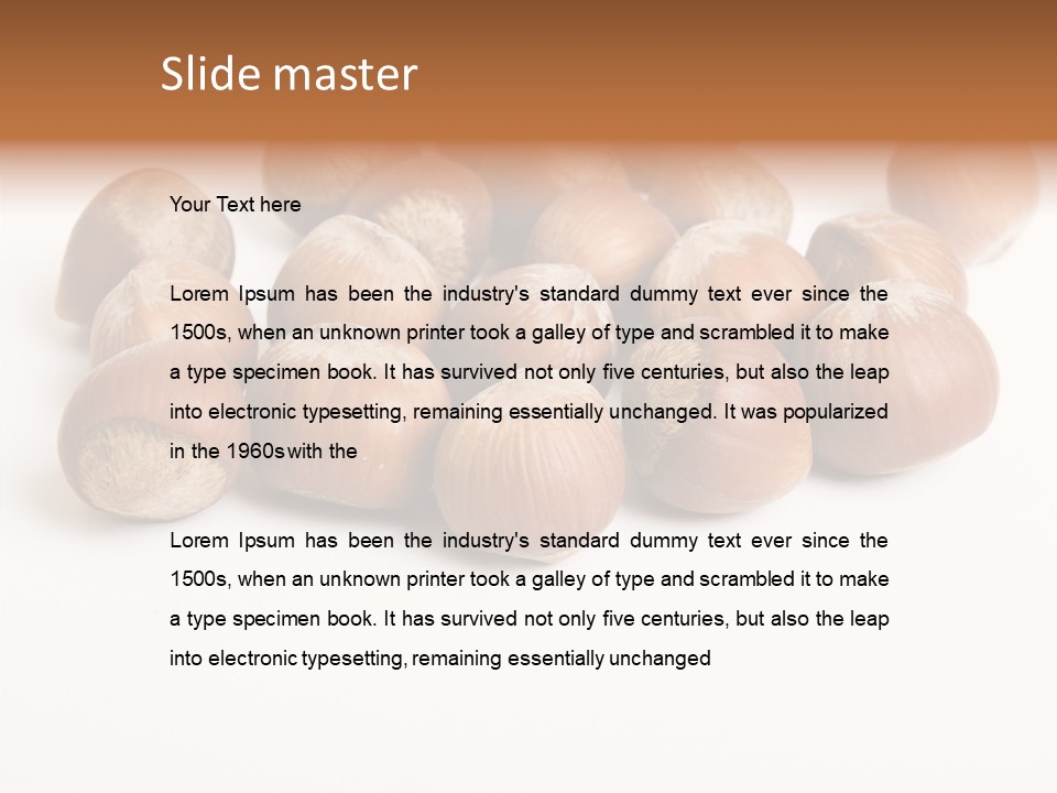 Healthy Breakfast White PowerPoint Template