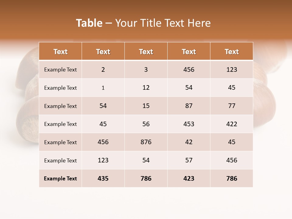 Healthy Breakfast White PowerPoint Template