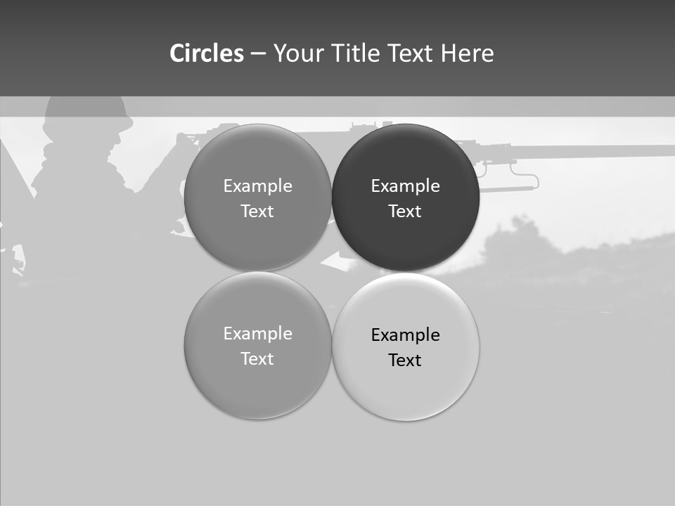 Veteran Terrorist Soldier PowerPoint Template