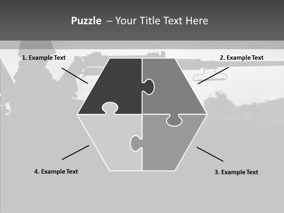 Veteran Terrorist Soldier PowerPoint Template